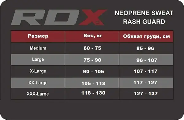 Рашгард сауна RDX Neoprenne Black 3XL купити недорого в Україні, фото 5
