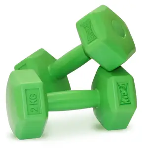 Гантели композитные PowerPlay 4124 Hercules 2*2 кг. Зеленые (пара – 2шт.) купить