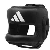 Шлем боксерский Pro Full Protection с бампером S/M черно/белый | Adidas ADIBHGF01 купить