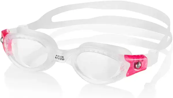 Очки для плавания Aqua Speed PACIFIC 6143 розовый, прозрачный Уни OSFM купить