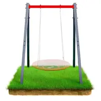 Каркас для гойдалки K-SPORT КSОZ016, 164 х 140 х 206 см - червоно-сірий купити