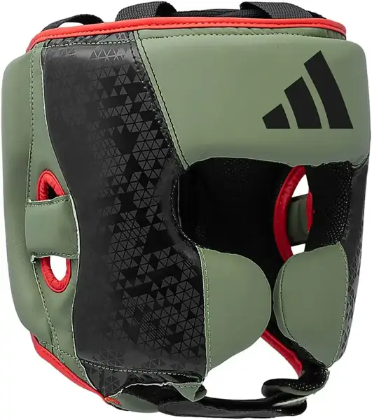 Шолом боксерський Adidas Combat 50 L | чорно/зелений | Обхват голови 58-61 см | ADIC50HG ADIDAS купити недорого в Україні, фото 2