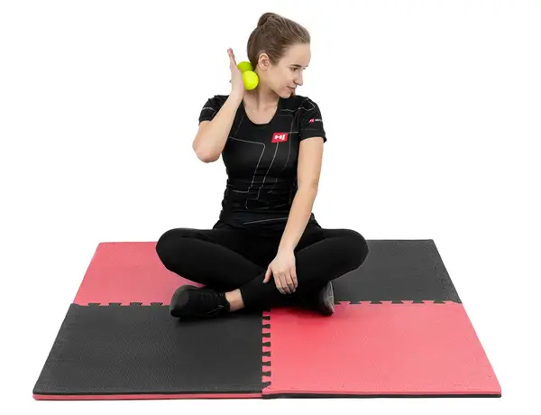 Мат-пазл Hop-Sport EVA 2см HS-A020PM - 4 частини червоно-чорний купити недорого в Україні, фото 8