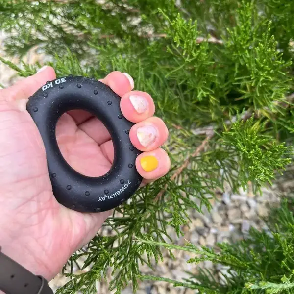 Эспандер кистевой силиконовый PowerPlay PP-4338 Hand Grip Hard 30 кг. Черный купить недорого в Украине, фото 4