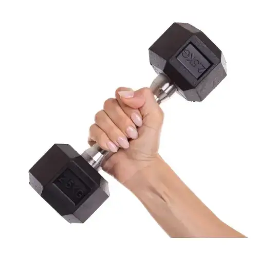 Гексагональні гантелі 2.5 кг пара Generation Fitness D-05-2.5kg купити недорого в Україні, фото 4