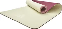 Килимок для йоги Adidas Double Sided Yoga Mat бежевий, темно-рожевий Уні 176 х 61 х 0,6 см купити