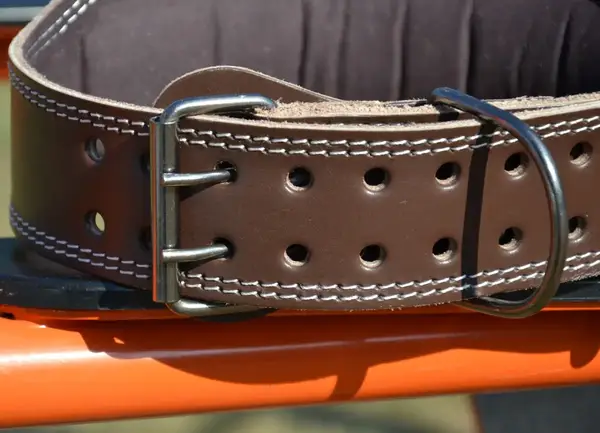 Пояс для важкої атлетики MadMax MFB-246 Full leather шкіряний Chocolate brown XXL купити недорого в Україні, фото 4