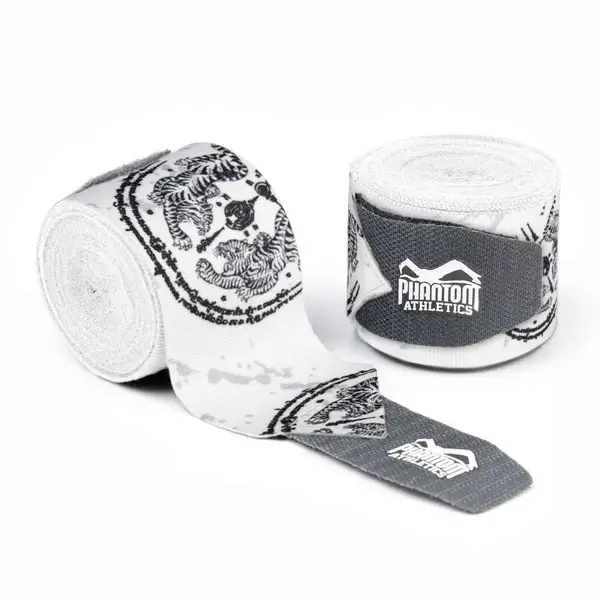 Бинти для боксу Phantom Muay Thai White 400cm. (4м.) купити