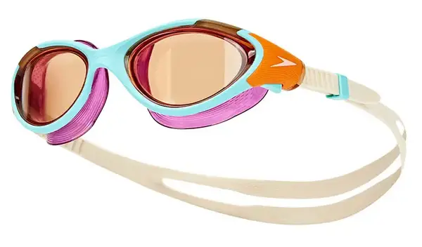 Окуляри для плавання Speedo BIOFUSE 2.0 GOG AF синій, помаранчевий Уні OSFM купити