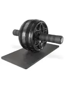 Ролик для пресса Hop-Sport с ковриком черный купить