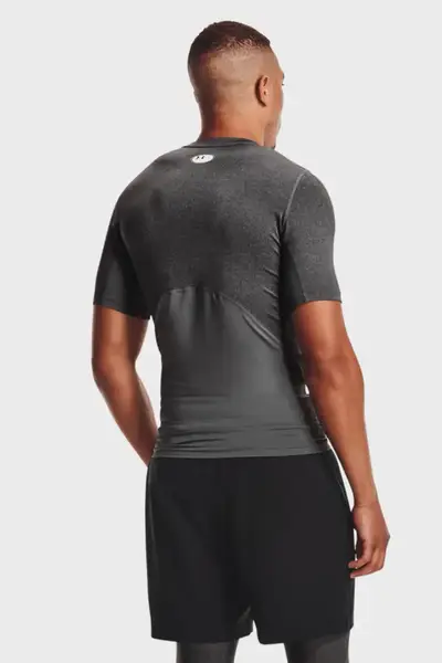 Футболка компресійна UA HG Armour Comp SS Сірий Чол MD купити недорого в Україні, фото 3