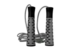 Скакалка PowerPlay 4206 Jump Rope PRO+ Серо-черная (2,75m.) купить