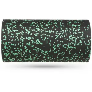 Массажный ролик Gymtek для йоги и фитнеса EPP 30*15см черно-зеленый купить