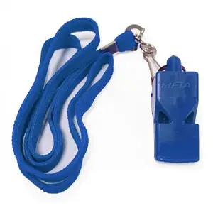 Свисток арбитра пластиковый со шнурком Meta Whistle plastic classic with lanyard синий Уни OFSM купить