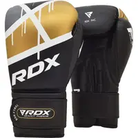 Боксерські рукавички RDX Rex Leather Black 8 ун. купити