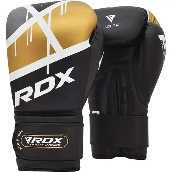 Боксерські рукавички RDX Rex Leather Black 8 ун. купити