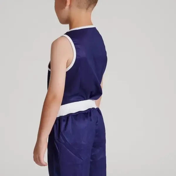 Майка боксерская Leone 2в1 Face Junior XL | Красный|Синий купить недорого в Украине, фото 4