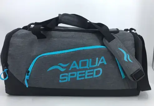 Сумка Aqua Speed Duffel bag L 60150 43L сірий, блакитний Уні 55x26x30см купити