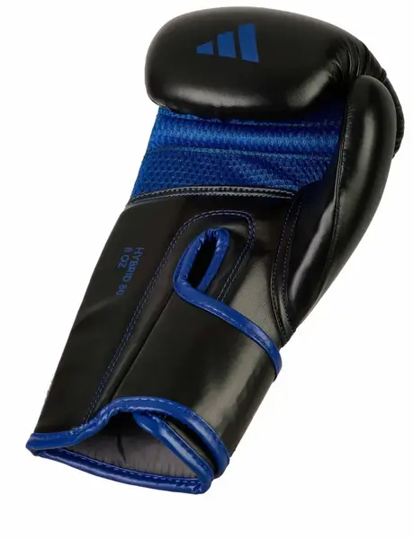 Боксерские перчатки Adidas "Hybrid 80" черно/синие | 10 унций | ADIH80 купить недорого в Украине, фото 6