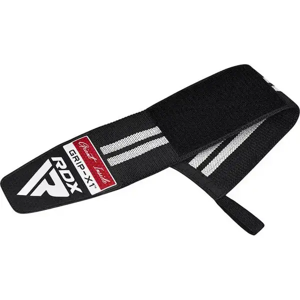 Бинти для зап'ясть (кистьові бинти) RDX GYM WRIST WRAP R11 BLACK/WHITE купити недорого в Україні, фото 2
