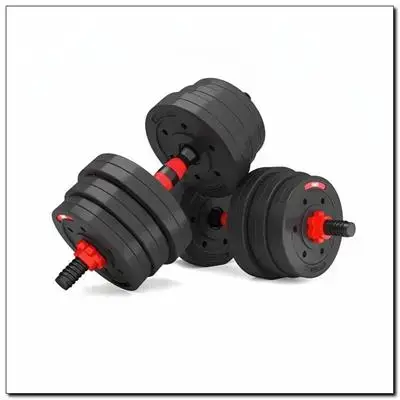 Набір штанга+гантелі HMS SGP20 - 20 кг, чорно-червоний купити недорого в Україні, фото 3