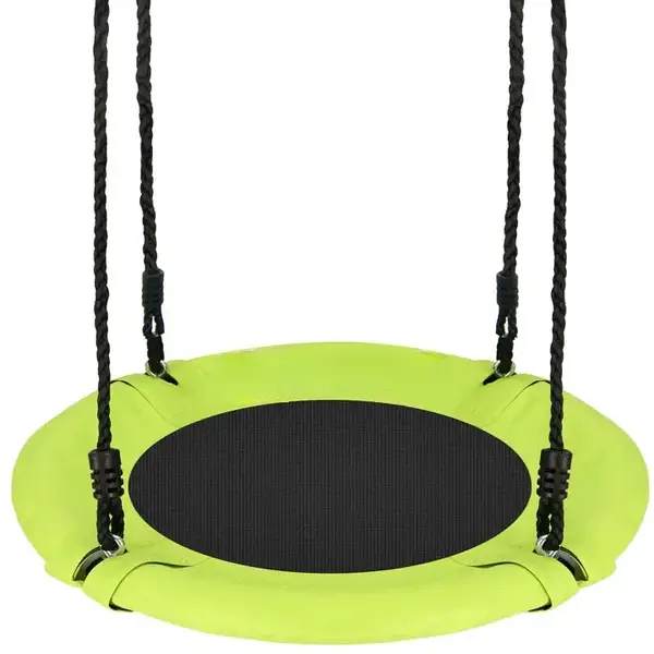 Качели с гнездом аиста K-Sport NS012, 65 см - зелено-черная купить