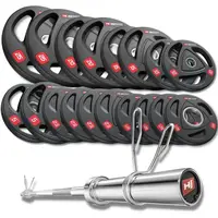 Набор олимпийский Hop-Sport PRO 185 кг с грифом 220см. купить