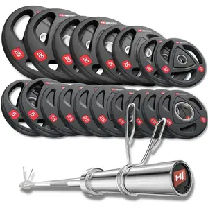 Набор олимпийский Hop-Sport PRO 185 кг с грифом 220см. купить