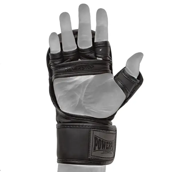 Рукавиці для MMA PowerPlay PP_3033 Ultra Matt Чорні XL купити недорого в Україні, фото 3