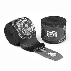 Бинты Phantom Muay Thai Black 400cm. (4м.) купить