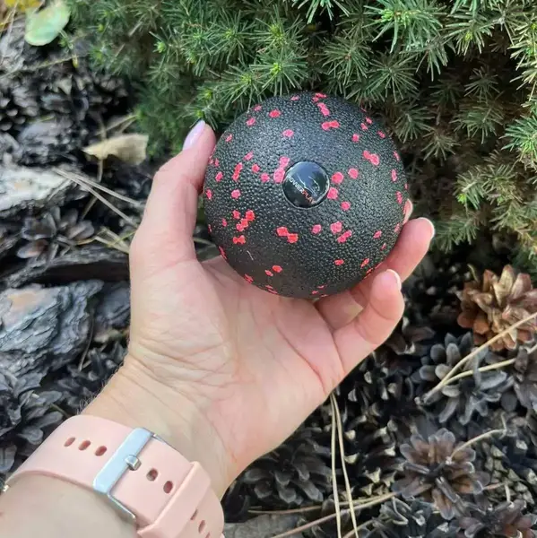 Набор для массажа и йоги PowerPlay PP_4097 (ролик 30*10 + 2-я мячи) Black + резинка 11 кг. купить недорого в Украине, фото 5