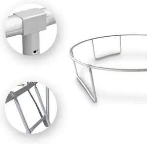 Батут OUTTEC Pumpkin с внутренней сеткой 10 футов 305 см черно-серый купить