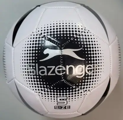 М'яч футбольний Slazenger AC football white/black/silver | Розмір 5 купити