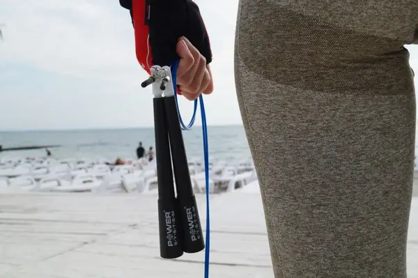 Скакалка швидкісна Power System PS-4033 Crossfit Jump Rope Blue (2,8m.) купити недорого в Україні, фото 6