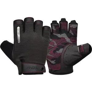 Перчатки для фитнеса RDX T2 Half Pink S купить