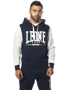 Толстовка Leone Fleece Білий/Синій XL купити