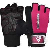 Перчатки для фитнеса RDX W1 Half Pink M купить