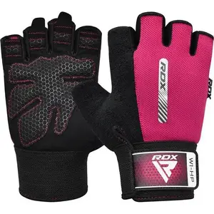 Перчатки для фитнеса RDX W1 Half Pink M купить