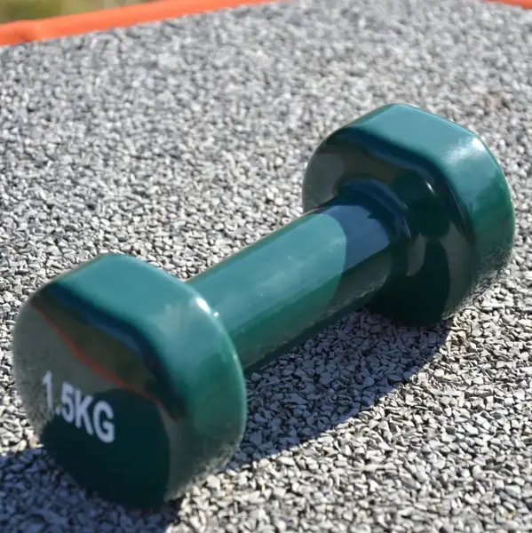 Гантель вінілова PowerPlay 4125 Achilles 2*1,5 кг. Зелені (2шт.) купити недорого в Україні, фото 10