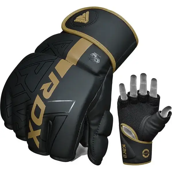 Перчатки для ММА RDX F6 KARA Matte Golden XL купить недорого в Украине, фото 7