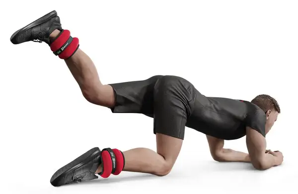 Обтяжувачі для ніг та рук Hop-Sport HS-S001WB 2х0,5 кг рожеві купити недорого в Україні, фото 6