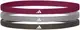 Повязки на голову Adidas Hairbands 3pk черный, серый, бордовый Уни One Size купить недорого в Украине, фото 41132
