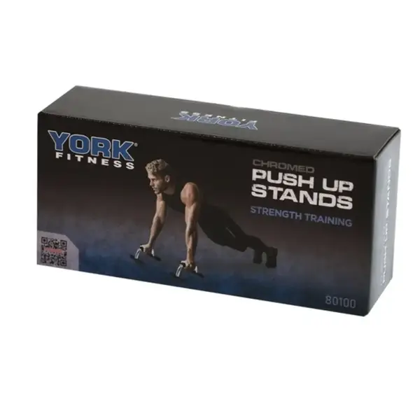 Упори для віджимань York Fitness (пара), хром купити недорого в Україні, фото 7